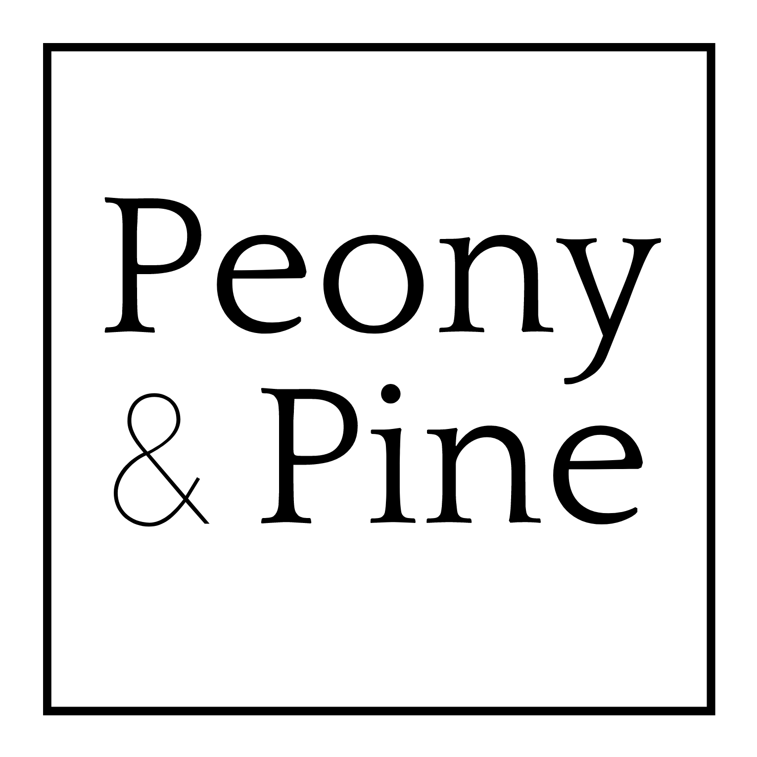 Peony & Pine