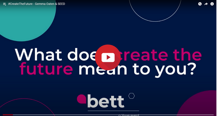 What does #CreateTheFuture mean to our Bett speakers?