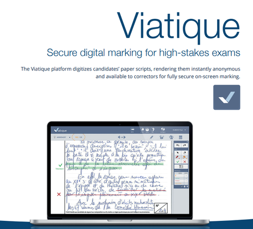 VIATIQUE (Secure digital marking for high-stakes exams)