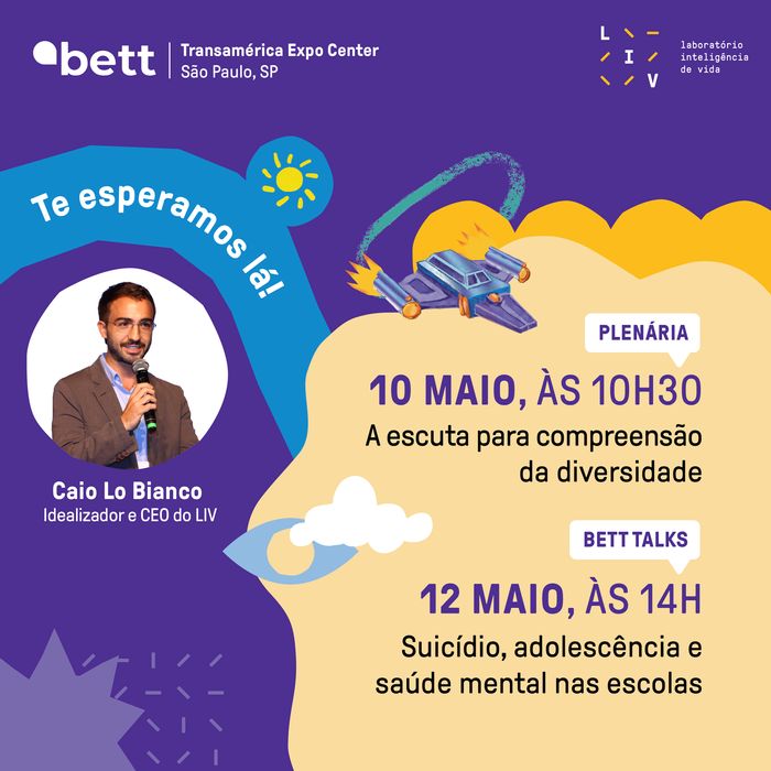Idealizador de programa socioemocional para escolas fala sobre o papel das instituições de ensino na saúde mental de crianças e jovens, no maior evento de educação da América Latina