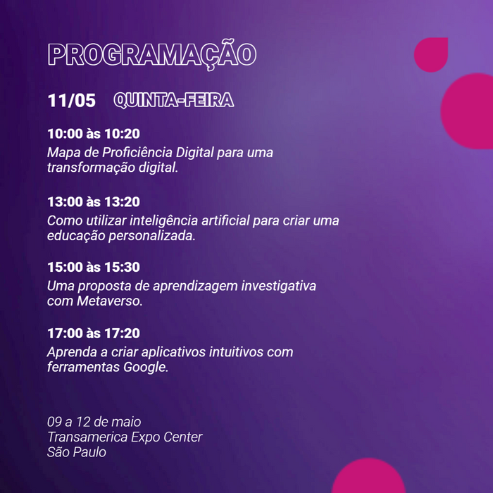 Programação | Descubra as Tendências Educacionais com a Bedu.Tech