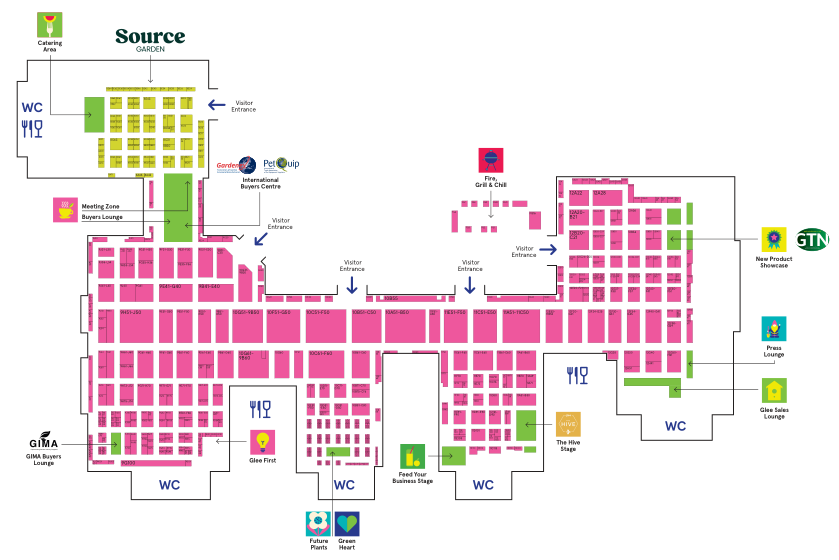 Glee 2025 Floorplan