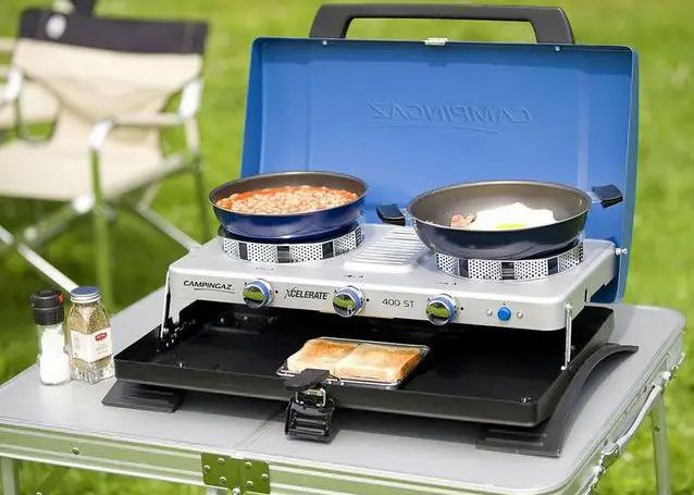 Campingaz outdoor cooking stove at Glee