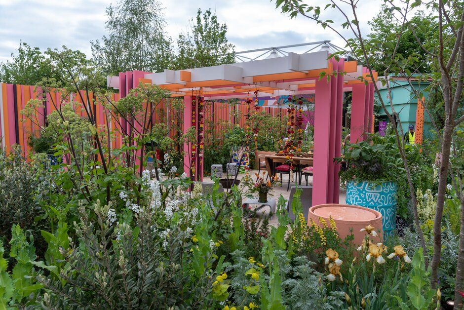 Image caption – RHS Chelsea 2023 - The RHS and Eastern Eye Garden of Unity designed by Manoj Malde.  Credit line RHS / Tim Sandall