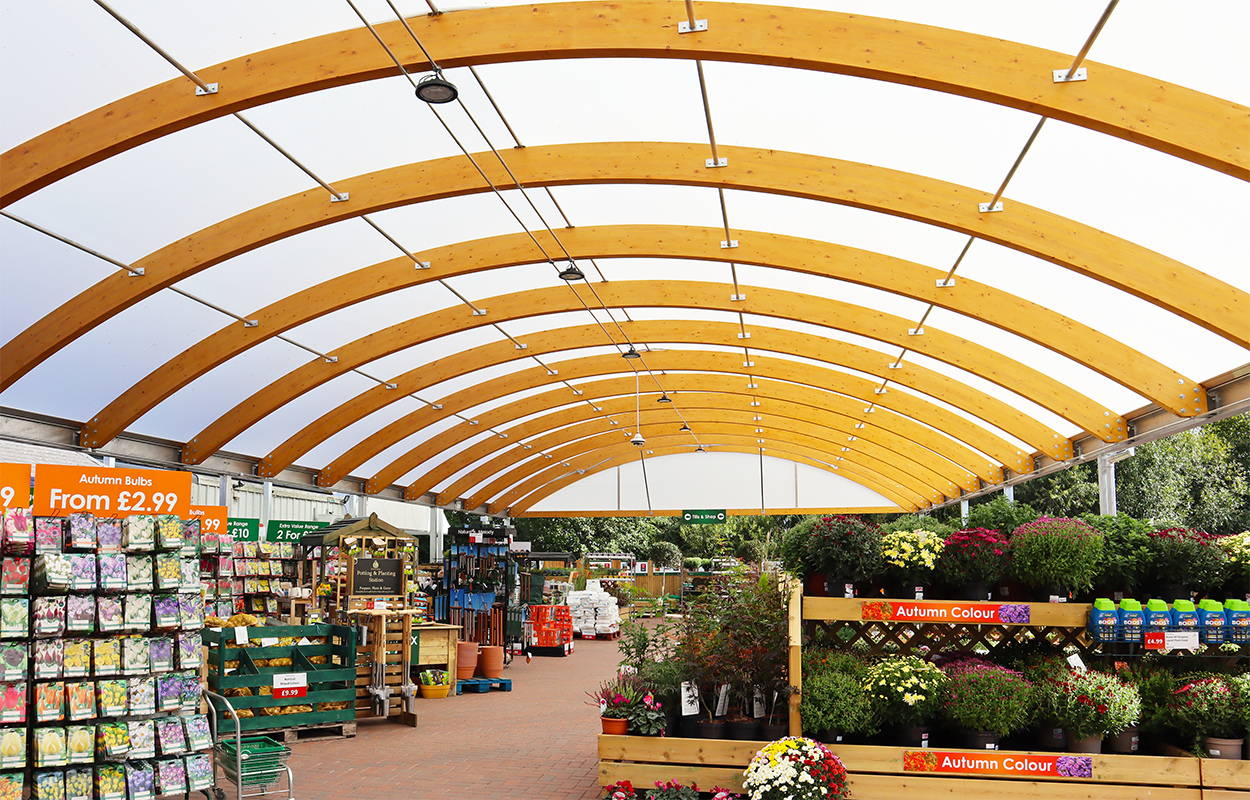 Fordingbridge garden center outdoor area