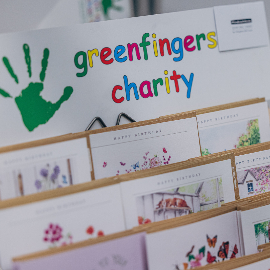 Greenfingers Charity display at Glee