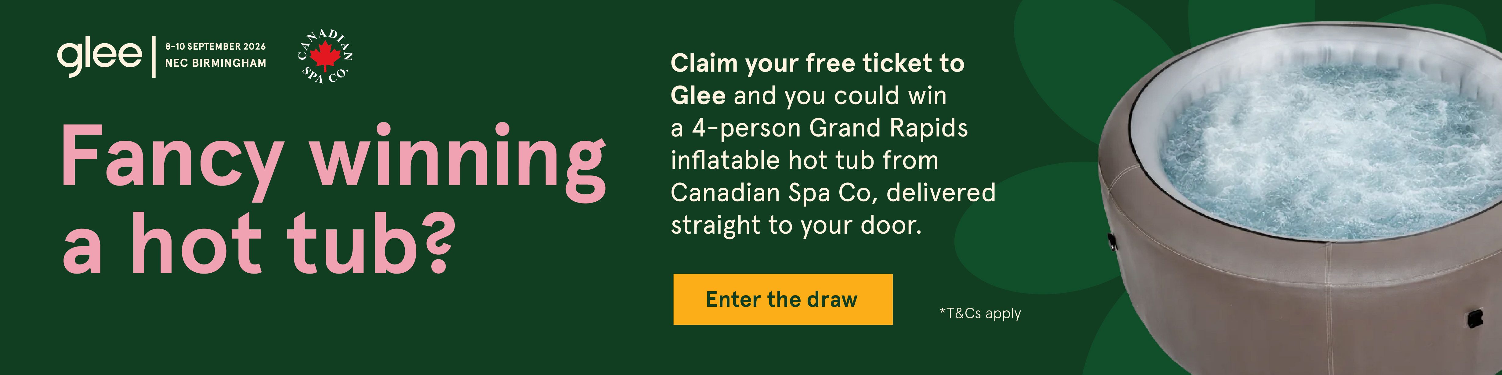 Hot tub banner