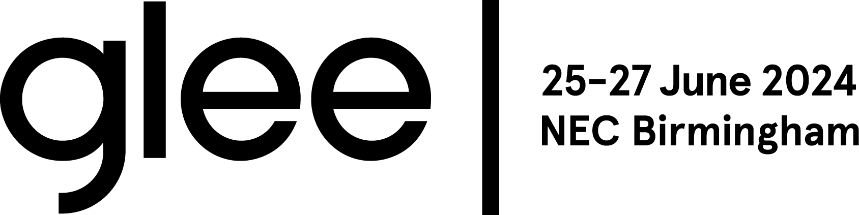 first panel with logo, dates and time