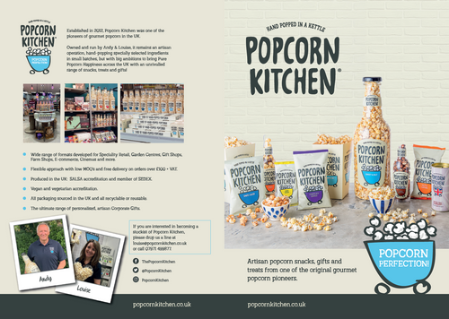 Popcorn Kitchen Range Leaflet