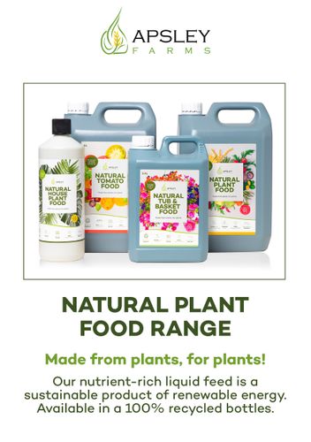 Natural plant food range from Apsley Farms