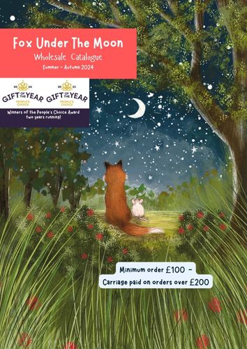 Greeting card catalogue - Fox Under The Moon