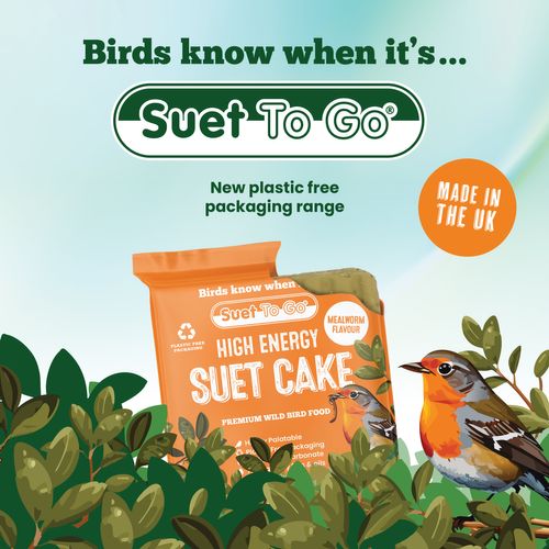 Suet To Go - New Plastic Free Packaging Range