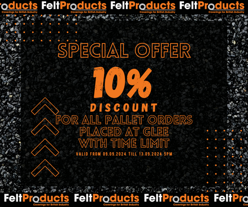 10% OFF PALLET ORDERS PLACED AT GLEE