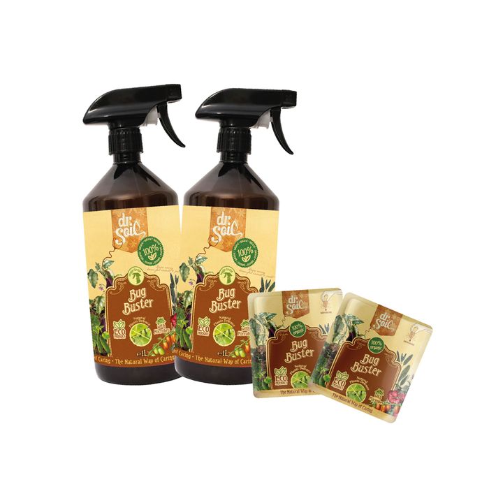 2 x Dr.Soil Bug Buster + refill