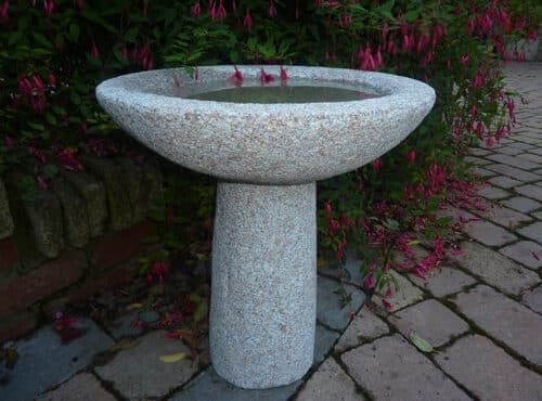 Granite bird bath offer