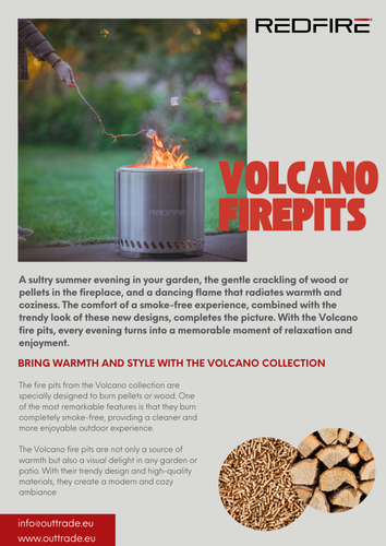RedFire Volcano Pellet Fire pits