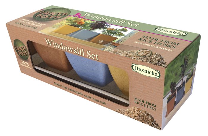 Haxnicks NEW Sustainable Earth Pots launched at Glee