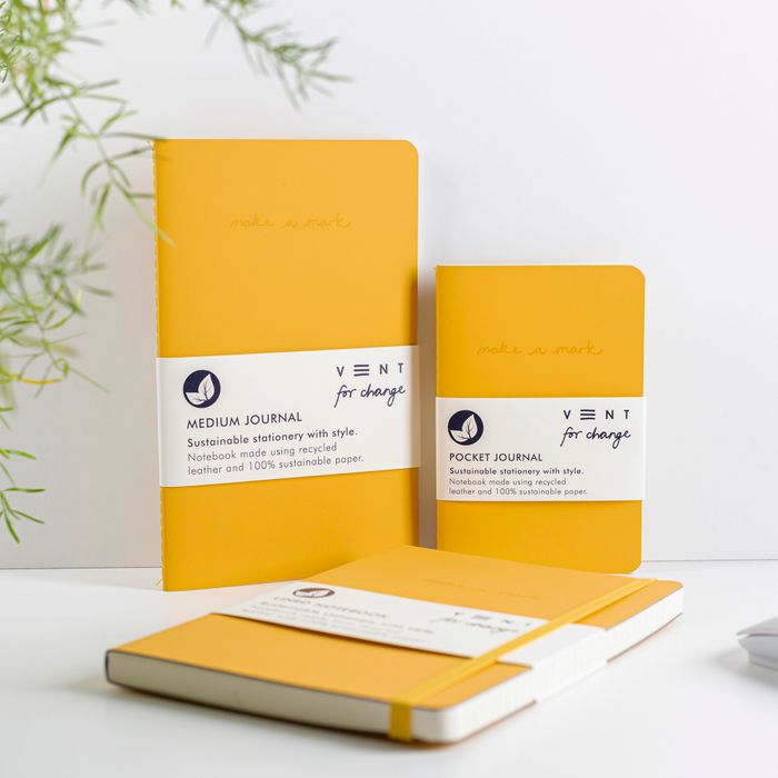 Make a Mark Recycled Leather Notebooks