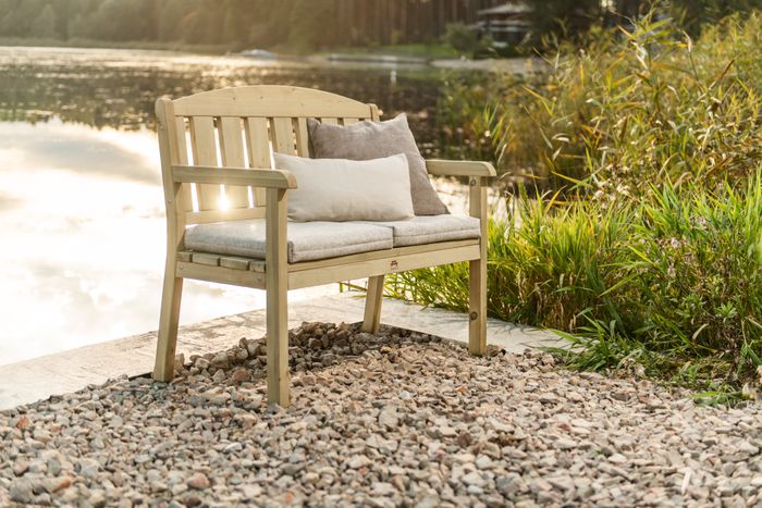 Classic Wooden Two Seater Garden Bench