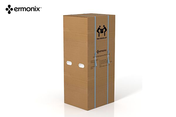 Ermonix cardboard pre-stocked floor stand