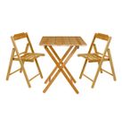 3 Pcs. Folding Bistro Set