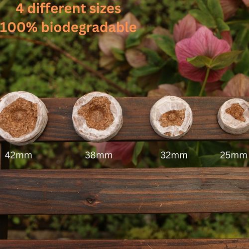 100% biodegradable CoirCoins for sowing