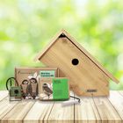 Green Feathers Side View Bird Box & Camera Bundle