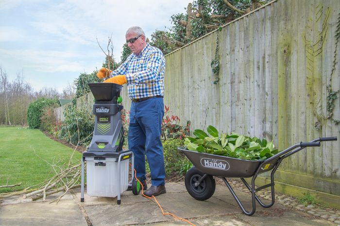The Handy Electric Impact Shredder with Box & Detachable Hopper