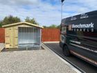 10x6.5ft Single kennel with galvanised anti destruction pack
