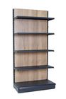 Wooden Backed Wall Shelving