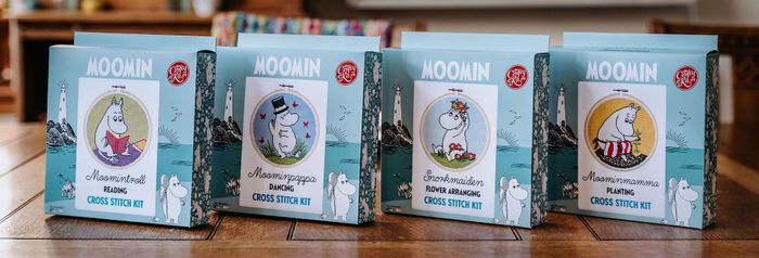 New MOOMIN licensed Cross-stitch kits