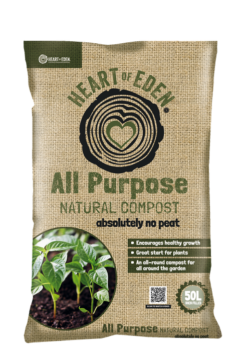 Heart of Eden All-Purpose Natural Compost (PEAT FREE)