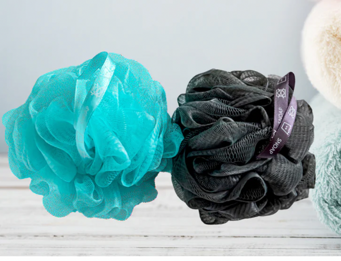 Recycled Ocean Plastic Shower Puff