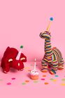 Knitted Dinosaur Toys and Christmas Decorations