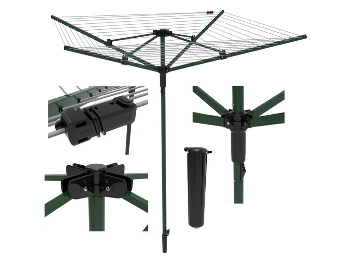 45M 4 ARM ROTARY WASHING LINE