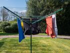 45M 4 ARM ROTARY WASHING LINE