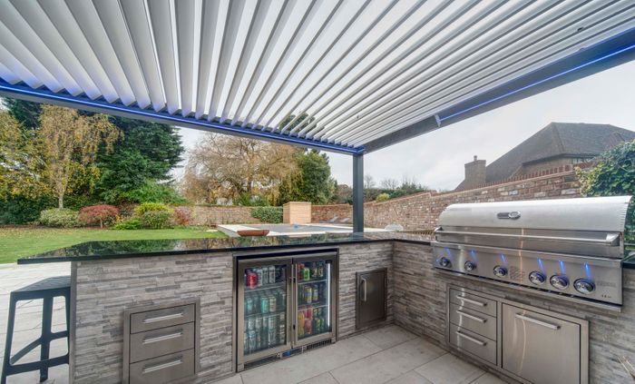 Burford built-in BBQ and units to match