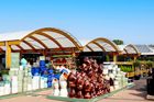 Timber canopies - Old Barn Garden Centre feature