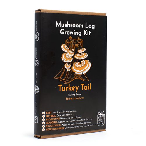 Turkey Tail Mushroom Log Growing Kit