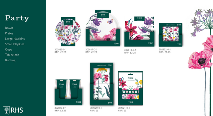 RHS Licensed Partyware