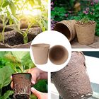 biodegradable paper pulp seed starter peat pot with Bamboo Plant Label