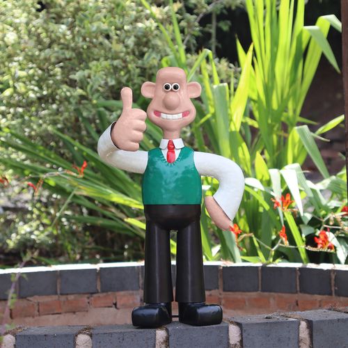 Metal Wallace & Gromit Garden Sculptures