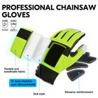 Goat Leather Chainsaw Left Hand Protection Gloves