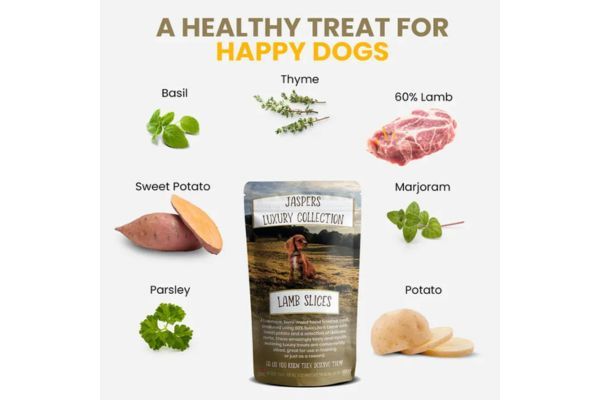 JASPERS LUXURY COLLECTION LAMB SLICES 100g