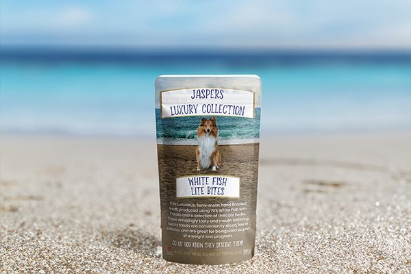 JASPERS LUXURY COLLECTION WHITE FISH LITE BITES 100g