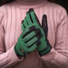 Feverfew Women's Gardening Gloves - Evergreen