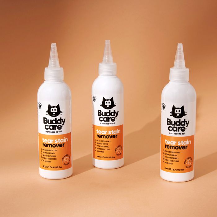 Buddycare Cat Care: Ear Cleanser, Tear Stain Remover & Hydrating Detangling Spray