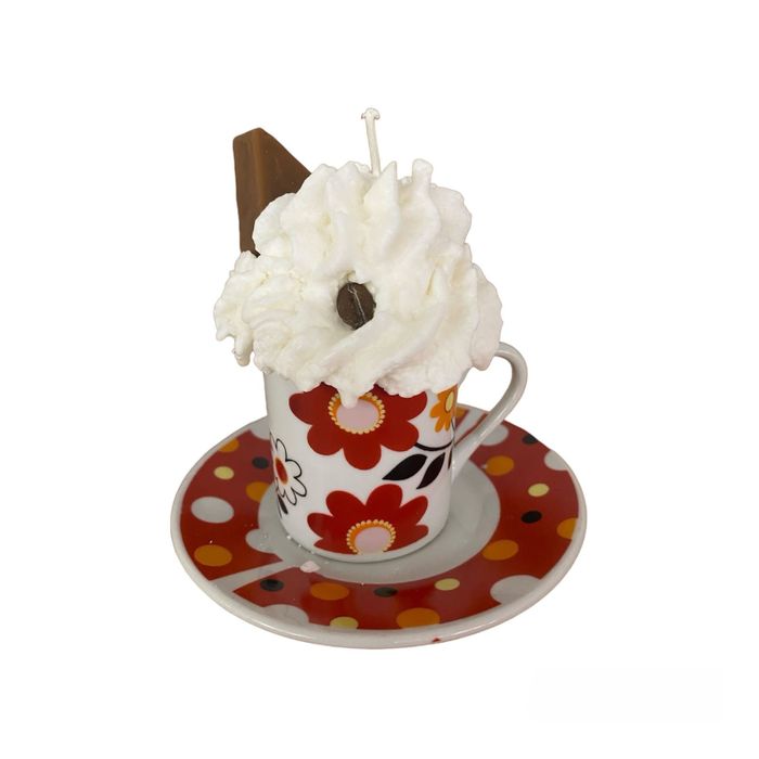 Espresso Cup & Saucer Candle