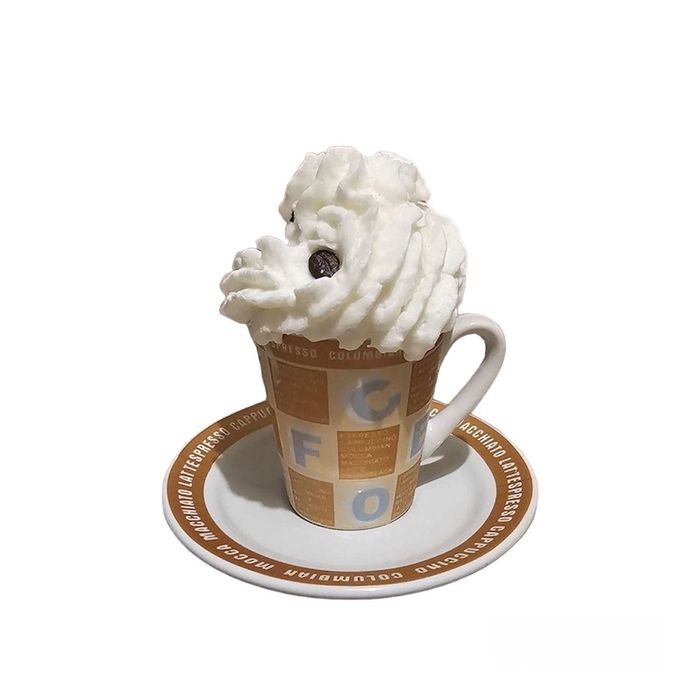 Cappuccino Cup & Saucer Candle