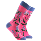 Forget Me Nots Bamboo Floral Socks